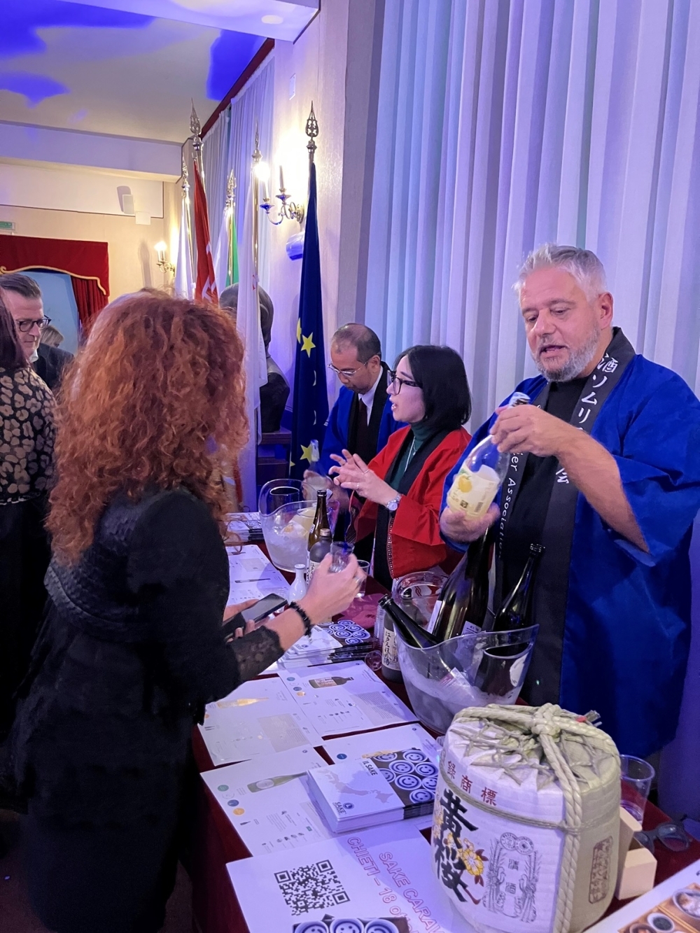 Desk degustazione sake