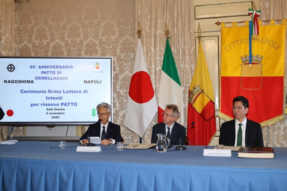 Saluto dell'Amb. Suzuki