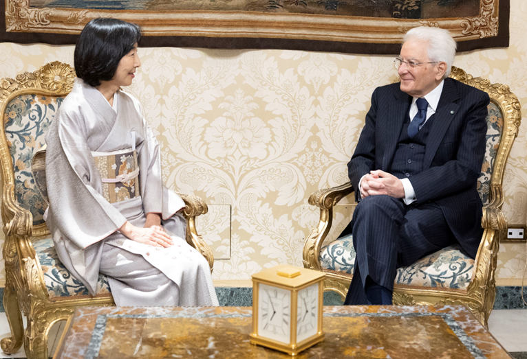 Ambasciatore Ono e Presidente Mattarella