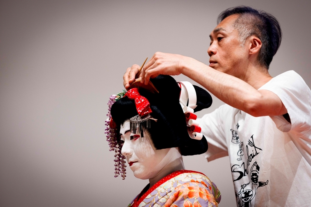 kabuki parrucca